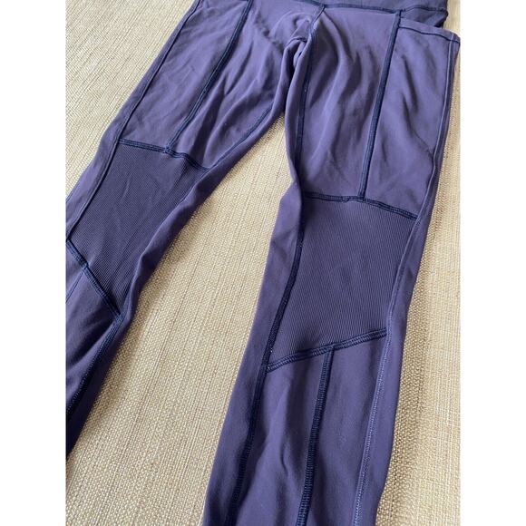 LULULEMON Sun Salutation Pants *Full-On Luon Cadet Blue 4 - Picture 3 of 7